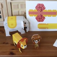 WOOPIE ART & FUN Origami 3D kreativní sada 10 mazlíčků