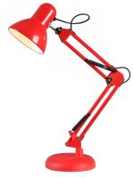 SANDRIA Stolní lampa L2854 SANDY červená E27, 230V, max.40W