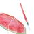 Skládací slunečník 180 cm meloun