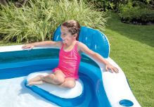 Zahradní bazén se sedadly 229x229cm Intex 56475